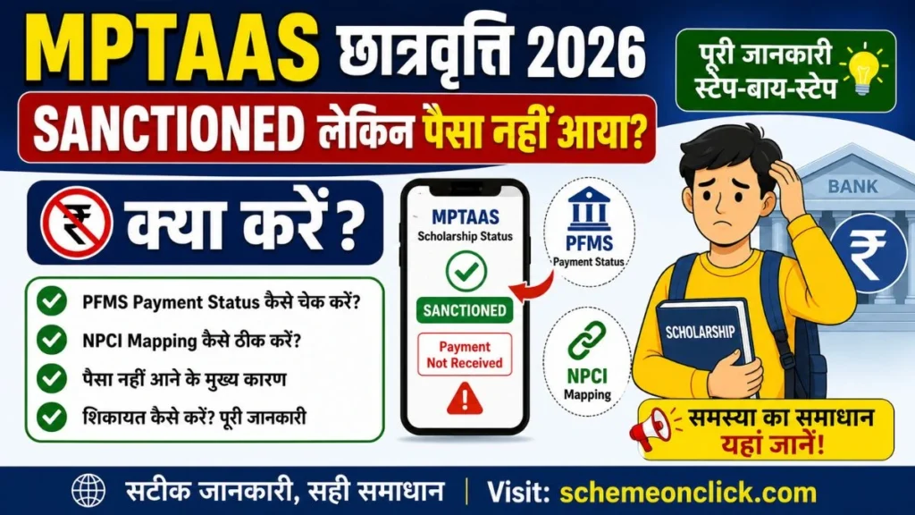 MPTAAS-Scholarship-Sanctioned-लेकिन-पैसा-नहीं-आया