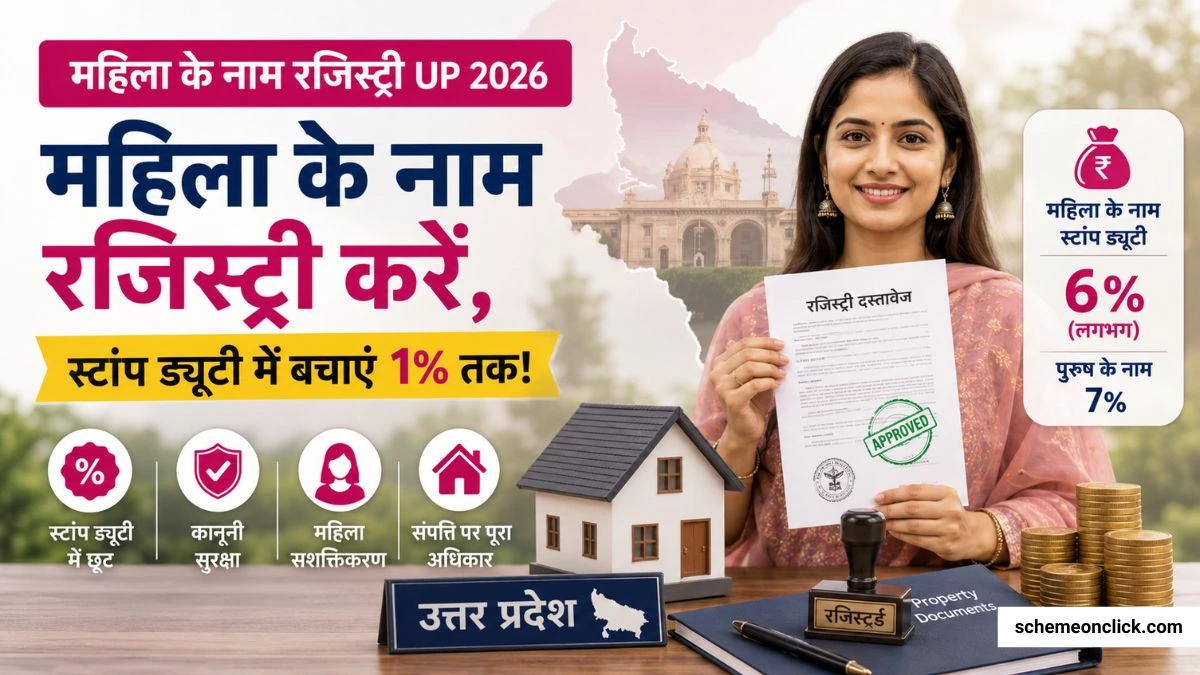 Mahila ke naam registry up