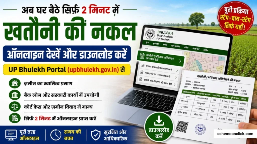 यूपी खतौनी की नक़ल UP Khatauni Ki Nakal