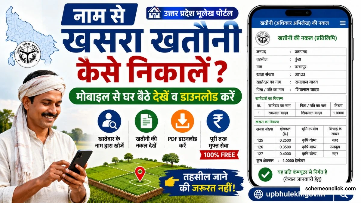 UP Khasra Khatauni by Name