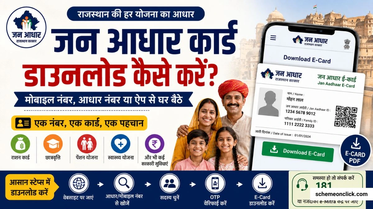 Rajasthan Jan Aadhar Card Download