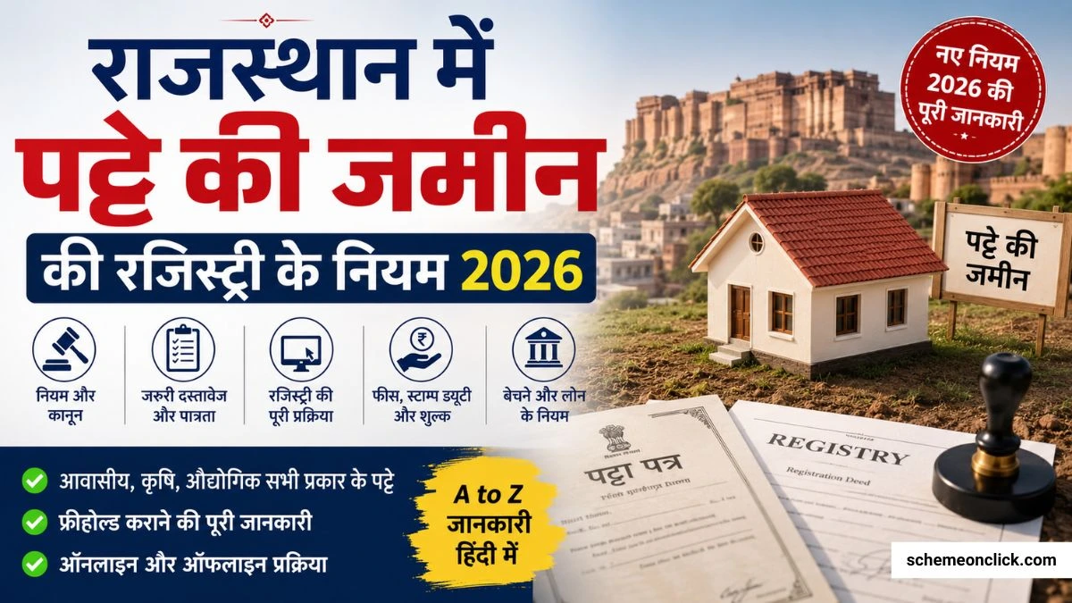 Rajasthan Patte ki jamin ke registry ke niyam