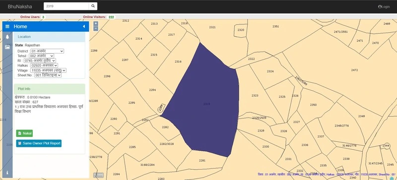 Map par click kare